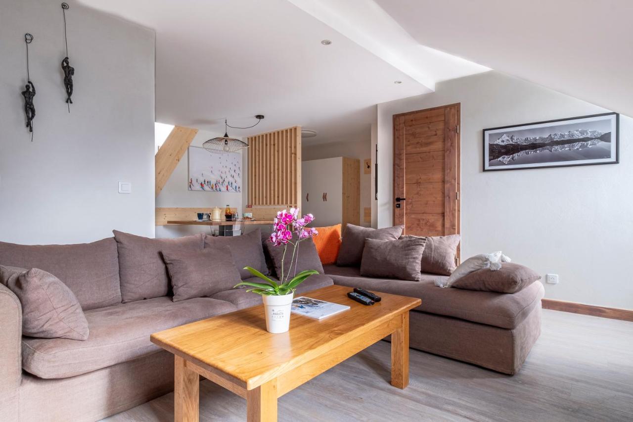 L'Appart 52, Magnifique Duplex En Plein Coeur De Chamonix-Mont-Blanc Exterior photo
